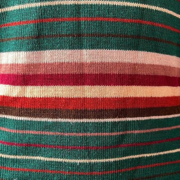 VINTAGE 1980’s Dead Stock Bronson Striped Skinny Fit Sweater Size Small - Picture 4 of 4